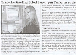 Tamborine State High School Student Puts Tamborine On The Map