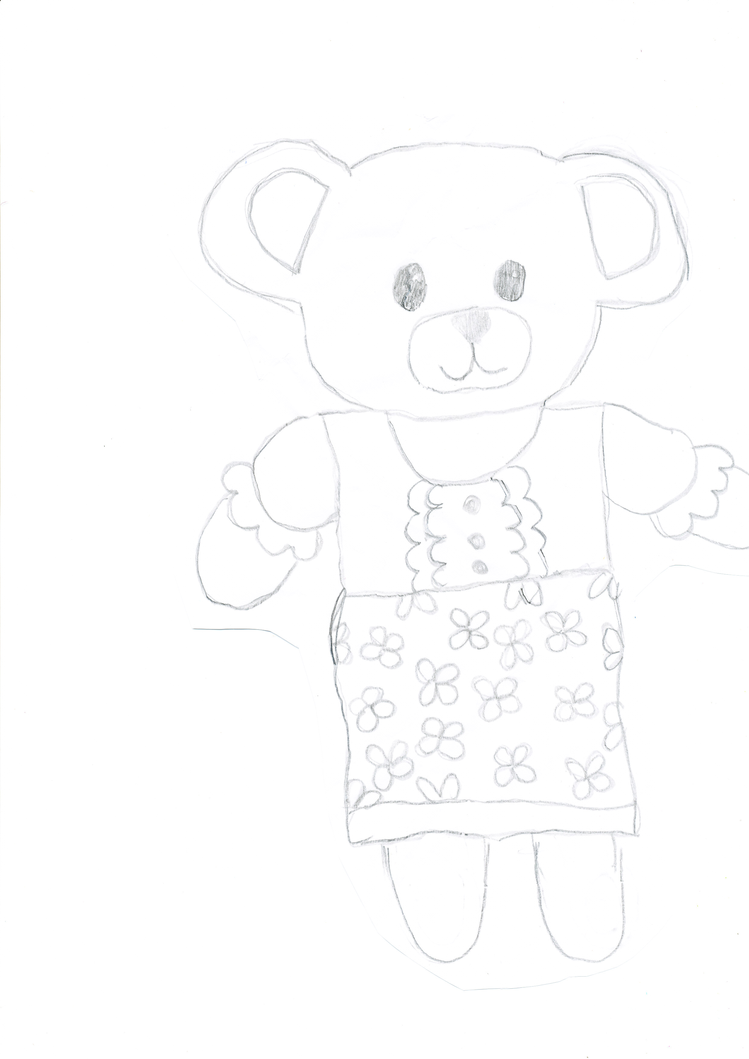 Teddy Bear In Pretty  Dress