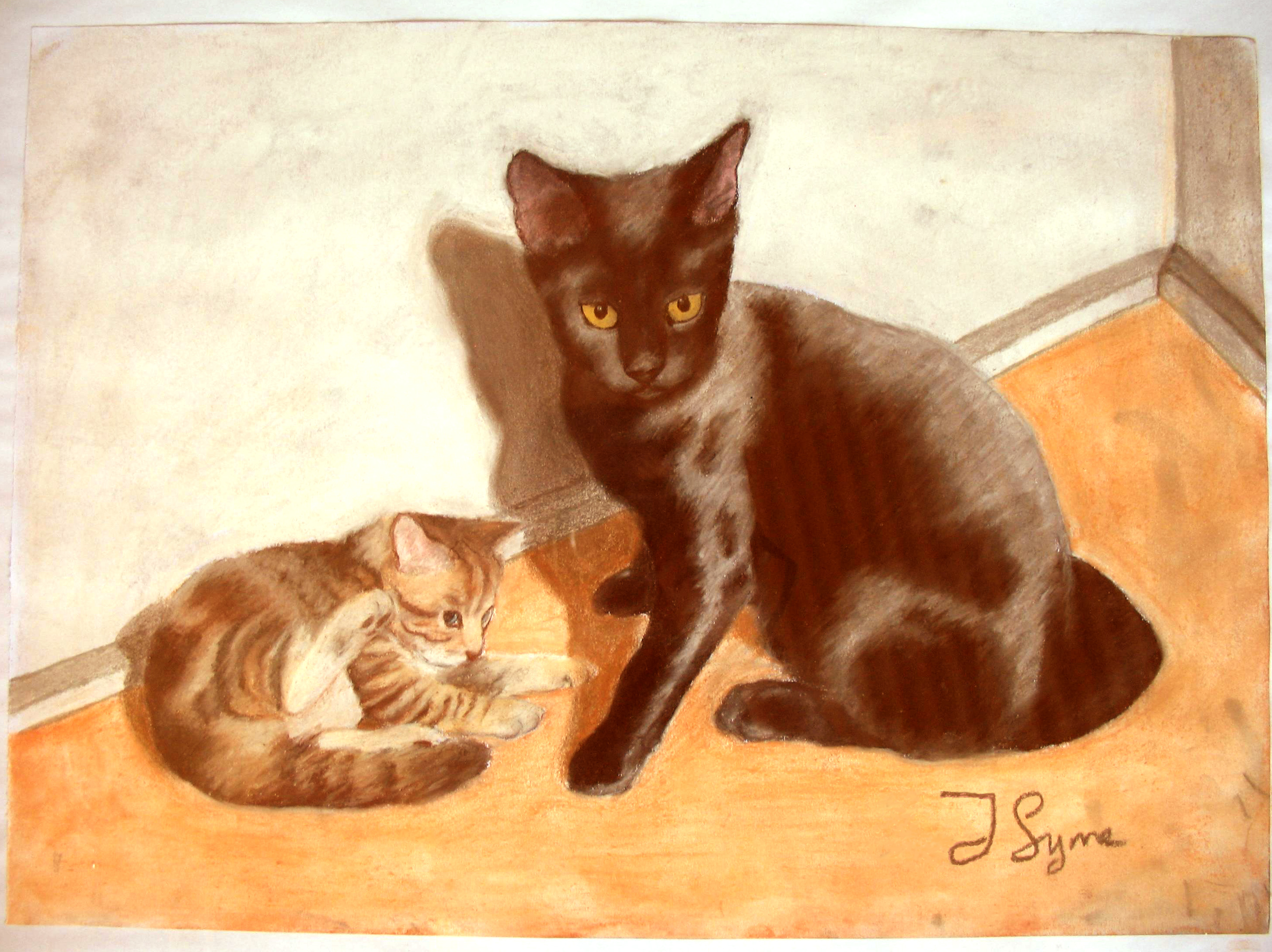 Cats (Soft Pastels)