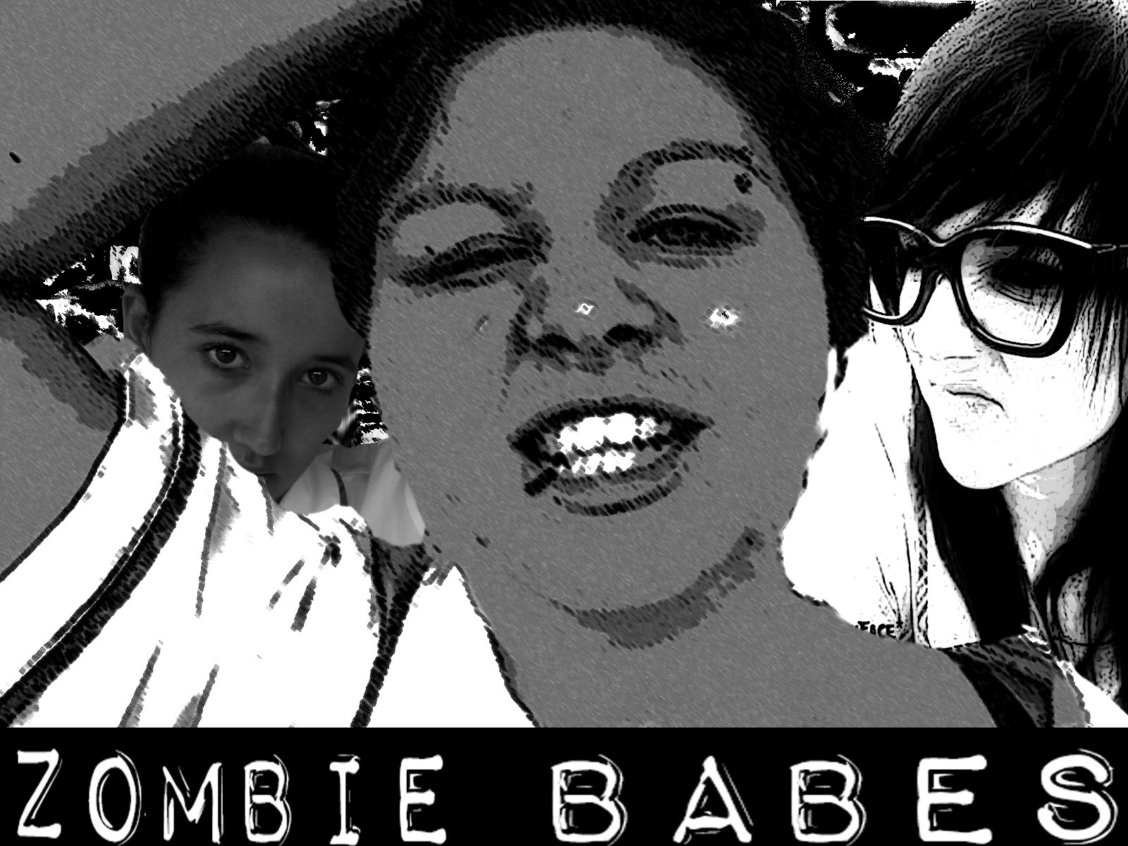 Zombie Babes / Punk Album Cover