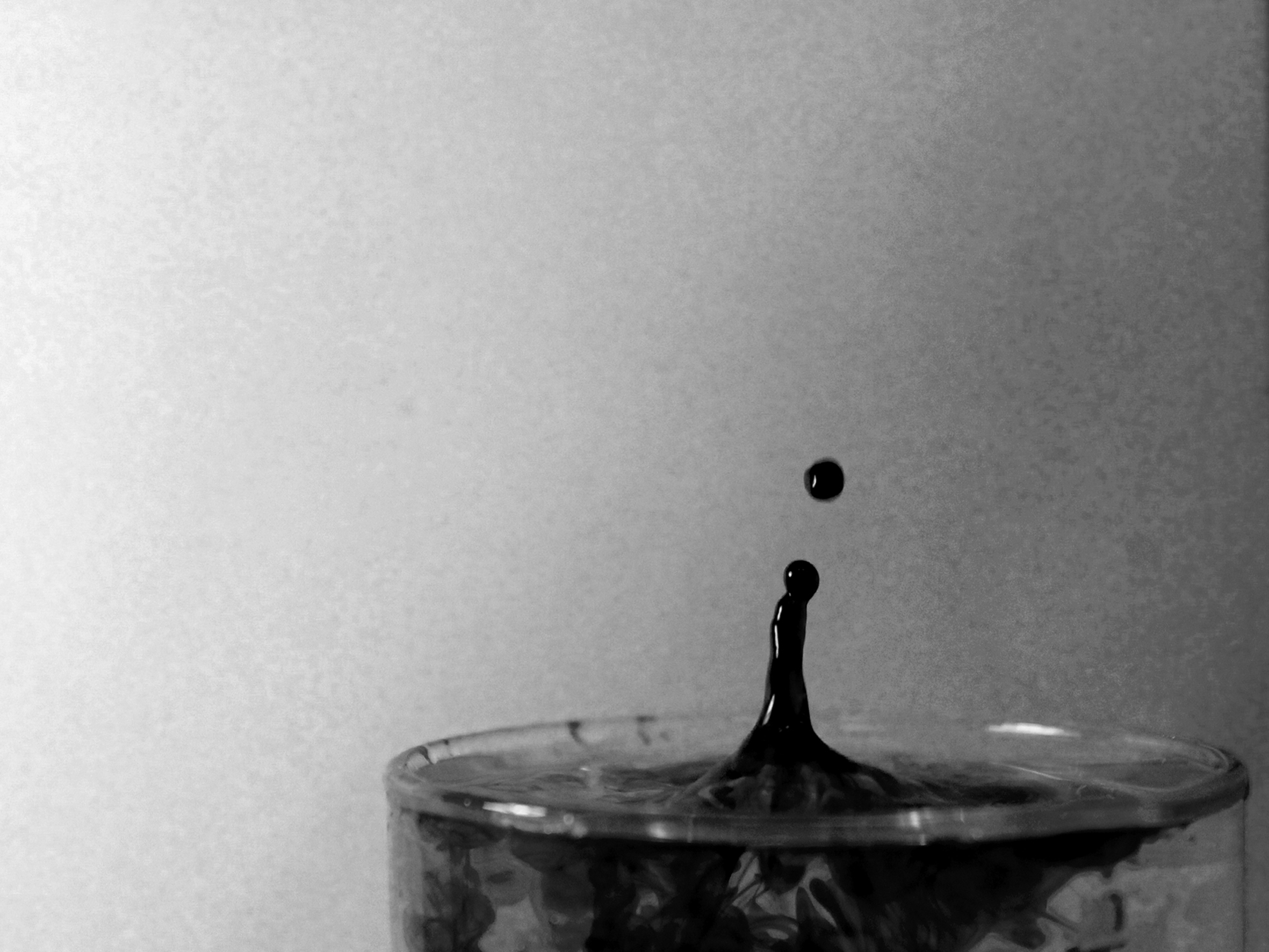 Black And White Droplet